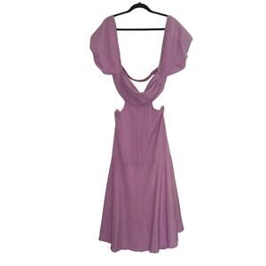 Astr Women's Midi Dress in Lavender